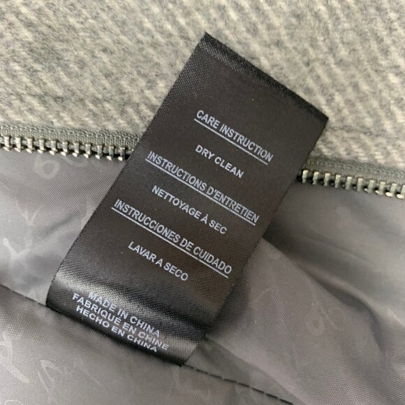 Kensie Winter Coat Medium Faux Fur Removable Hood Gray NWT - Picture 4 of 12